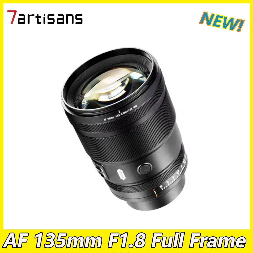 7artisans AF 135mm F1.8 Standard Prime Auto Focus Mirrorless Camera Lens for Humanities Photography with Sony FE Nikon Z L-mount