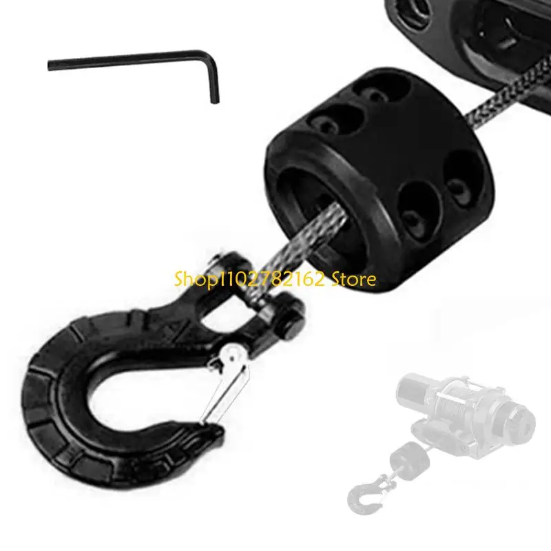 547B Improved Winch Gear For Outdoor Activities Contains Security Clip And Rubber Cover Reduces Cord Damage