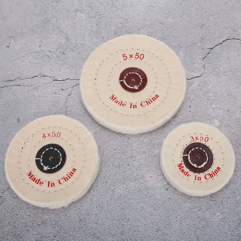 

Набор из 3 прочных тканевых полировальных кругов 75/100/125 мм для полировки белого нефрита, бусин и ювелирных изделий