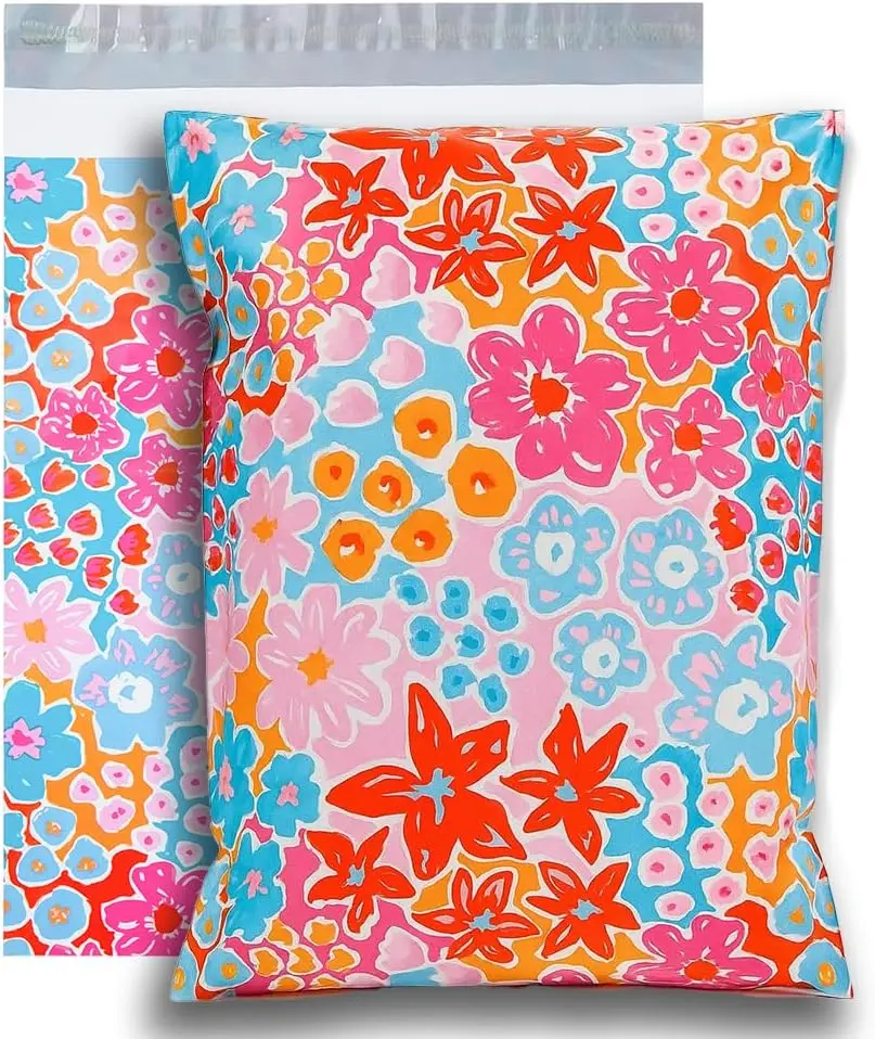 

100 Pcs 10x13 Poly Mailers, Waterproof & Tear Resistant Mailing Envelopes for Clothes & Gifts