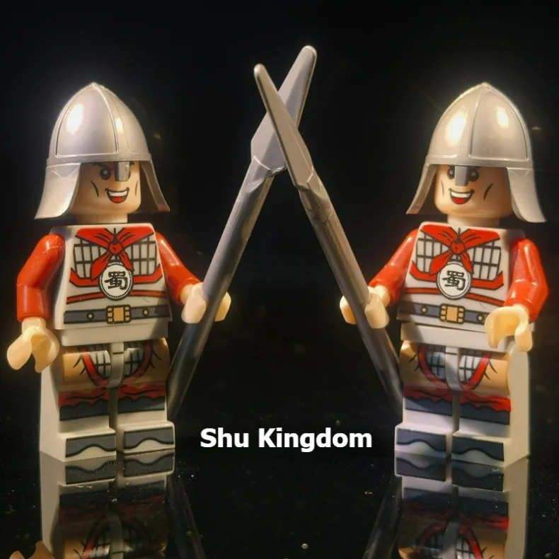 Bausteine ​​von antiken chinesischen Soldaten, digitale Actionfiguren, zusammengebautes Spielzeug, Krabbelspielzeug für Kinder, pädagogisches Spielzeug, humanoide Puppen – Detail 3