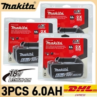 100% Original Makita 18V battery, Makita power tool battery 6.0Ah Lithium-ion for Makita 18V BL1860 BL1850B BL1840 BL1830B🔋
