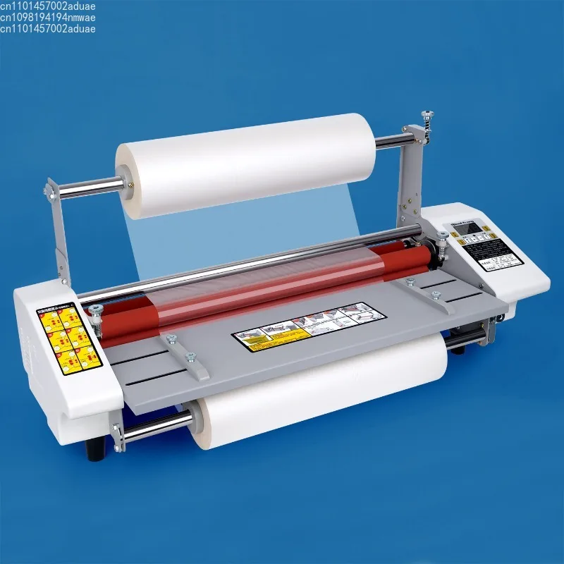 9350 A3+ 220V Laminating Machine Four Roller Cold Hot Laminator Rolling Machine film photo Laminating Machine English binding