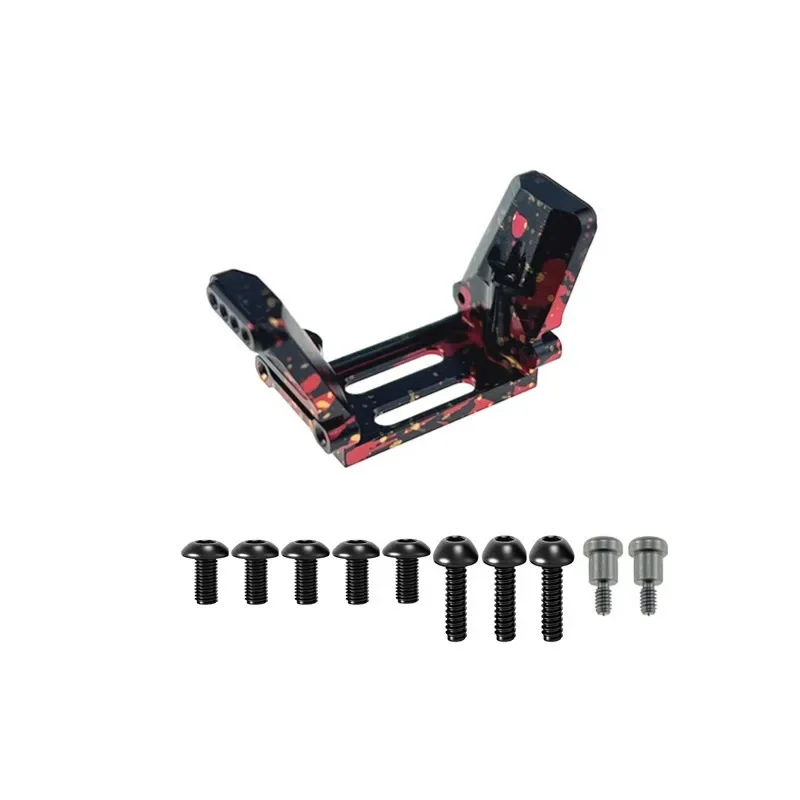 Rear Suspension Bracket Receiver Compartment for Hyper GO MJX 1/18 H18P RC Car Metal Upgrade OP Accessories Parts
