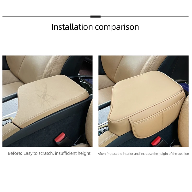 For Volvo XC60S90XC90V90S60 interior armrest box cushion height increase pad elbow support special modification product