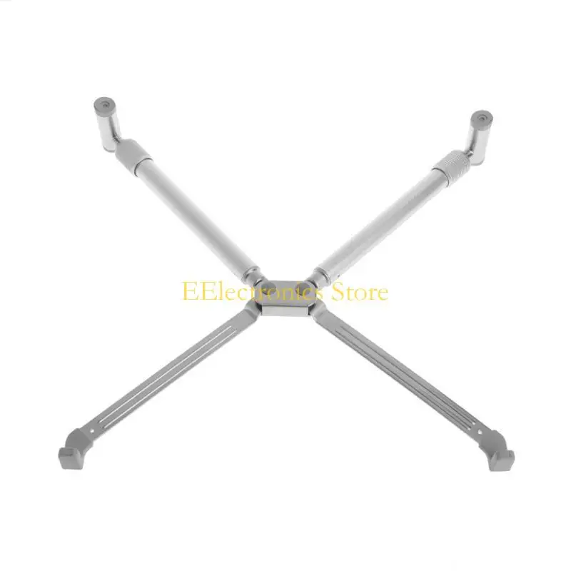 B03C جهاز تبريد مريح للكمبيوتر المحمول X-Stand قابل للطي من الألومنيوم المحمول لأجهزة الكمبيوتر المحمول مقاس 12-17 بوصة