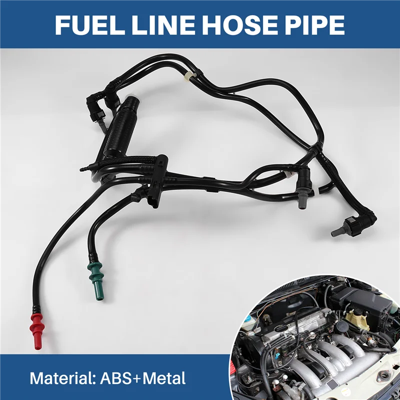 

AR-574T5 1574W2 Car Fuel Line Hose Pipe Fuel Return Hose For 206 207 307 308 407 1007 3008 5008 Figzero