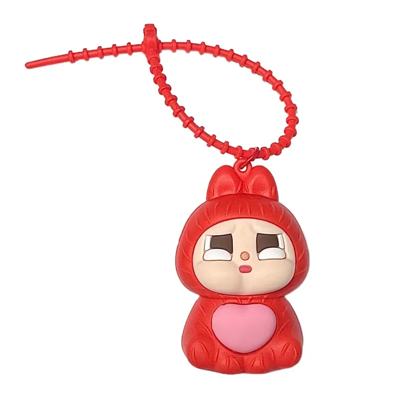 พวงกุญแจกระต่ายน้อยน่ารักร้องไห้ ปี 2025 ช่วยคลายเครียด ใช้เป็นพวงกุญแจกระเป๋าเรียน พวงกุญแจคู่รัก พวงกุญแจรถยนต์ ของขวัญชิ้นเล็กๆ