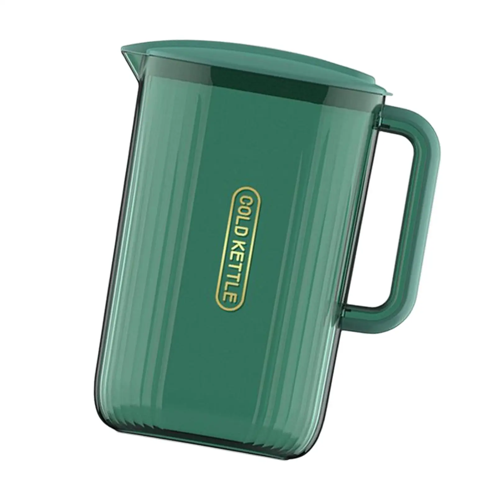 Large Pitcher with Lid and Handle 2200ml for Ice Tea Lemonade Coffee Hot Water Cold Milk Easy Clean Plastic Jug