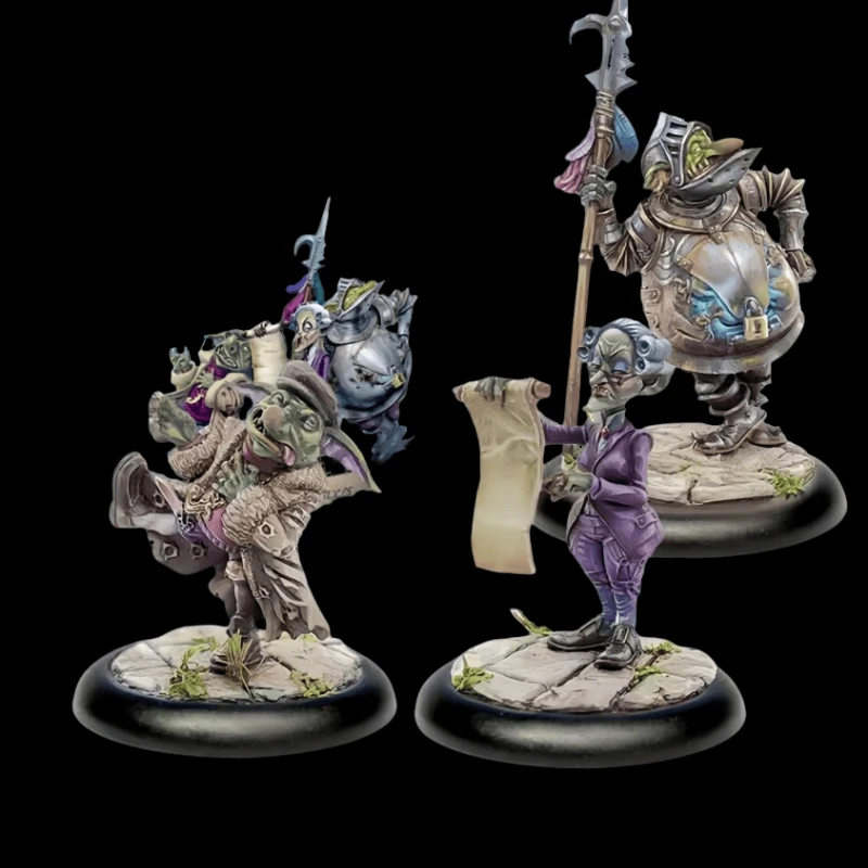 

Die Casting Resin Model Assembly Kit, GK, Moonstone Series 3 People, Unpainted (including Base)