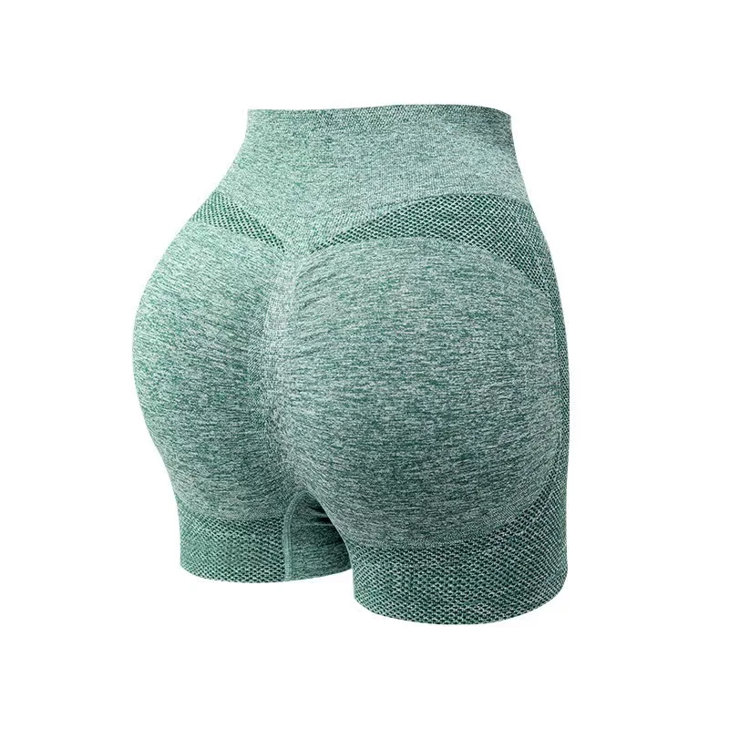 Women's panties girls' sports and fitness shorts, high waisted quick drying four cornered pants, women's tight fitting anti glar