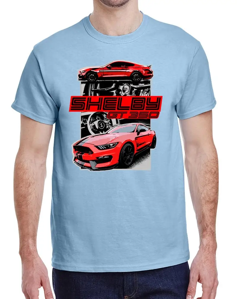 2016 20 Shelby Gt350 Mustang Red Car Full Color Design T Shirt