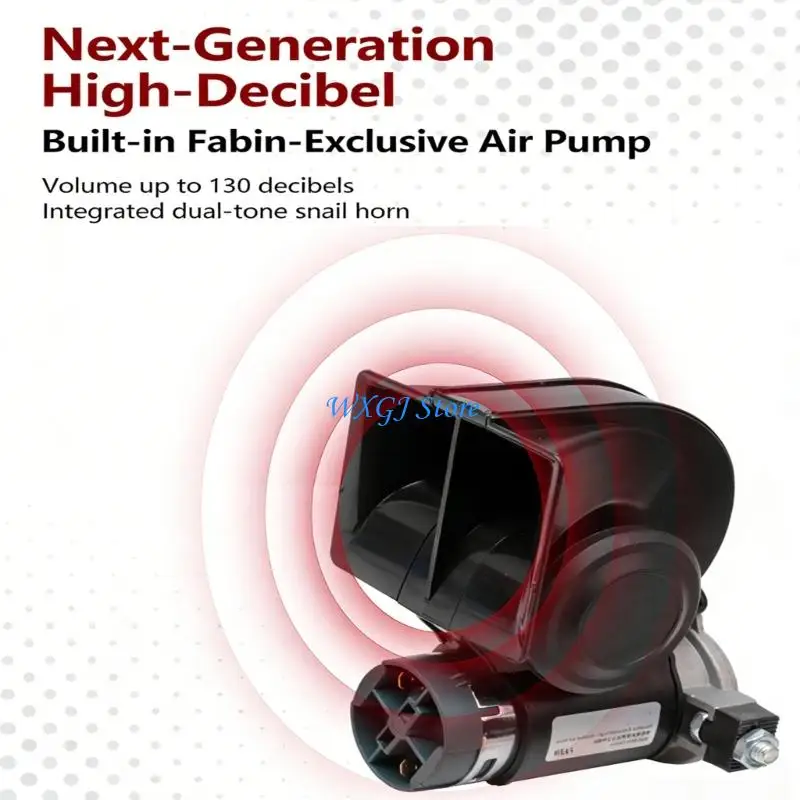 37JE Simple Electrical Setup Air Horn Set with Button for Quick Vehicle Enhancement