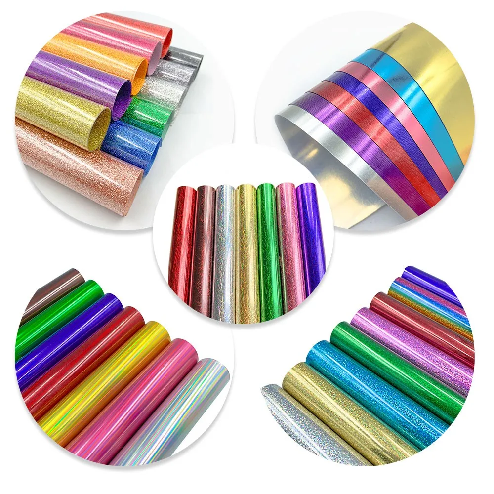 12x10in(30x25cm) Multicolors Heat Transfer Vinyl Iron on Hot Press T-shirts HTV Sheet Film For DIY Handmade Xmas Apparel Decor
