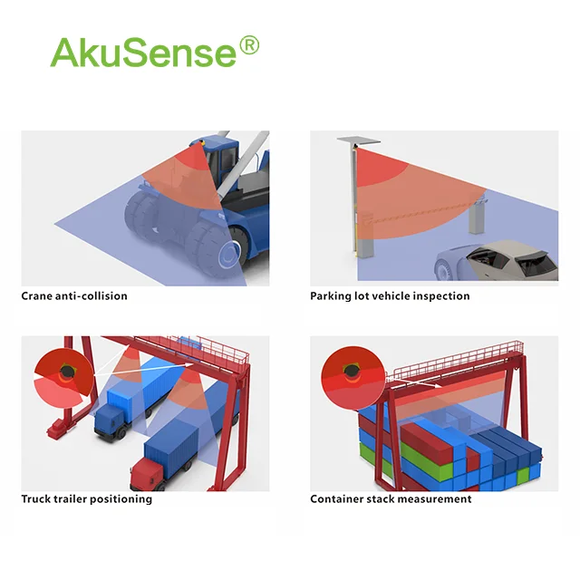 Лазерный сканер для робота AGV AkuSensor, радарный датчик 20 м, лидар, картографирование, измерение расстояния, датчик защиты безопасности
