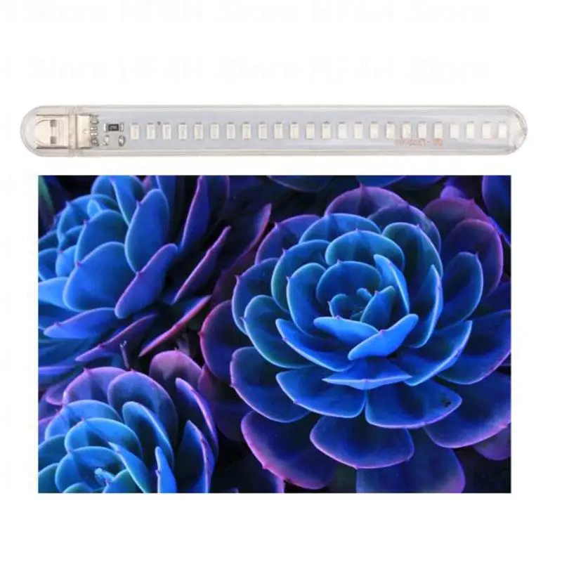 21 Led flower Plant Grow Light DC5V USB Phyto Lamp indoor growing Light Flexible desk holder Red Blue for Potted succulent B4