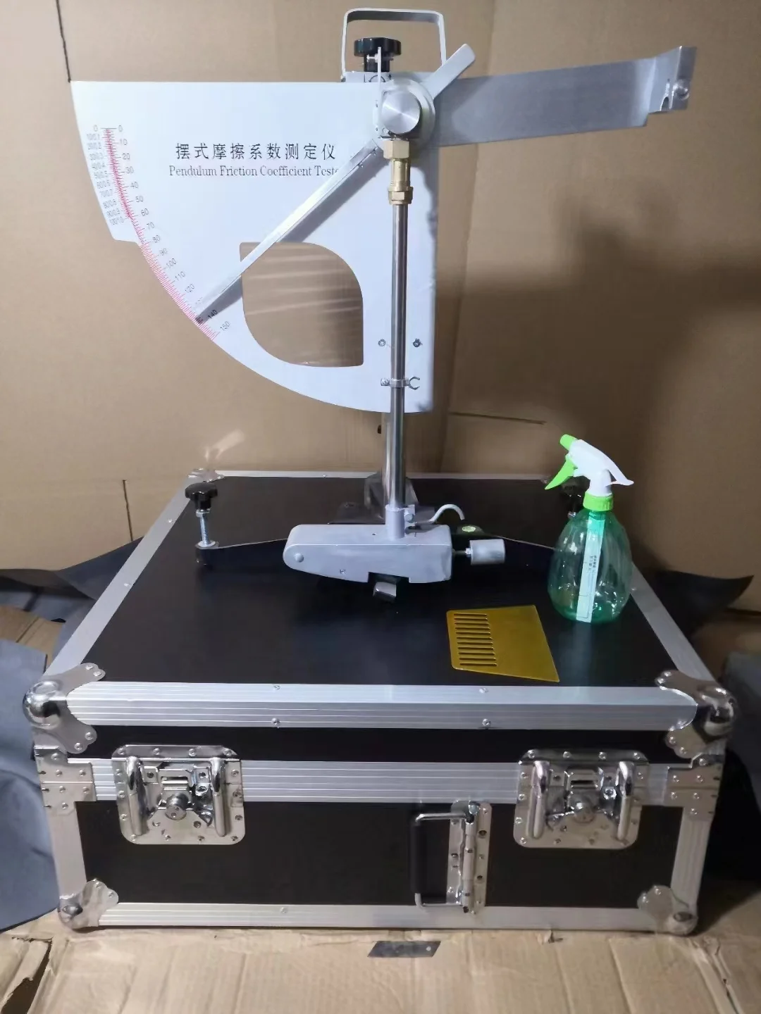 Pendulum Skid Resistance Friction Tester Stainless Steel Floor and Road Surface Characteristics Tester for Field Tests
