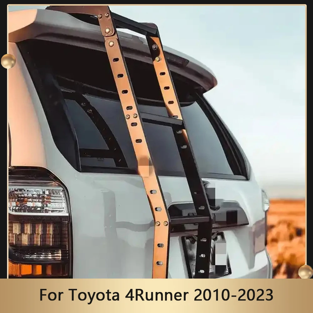 

4x4 Offroad Car Tailgate Steel Ladder For Toyota 4Runner 2010-2023 Rear Windows Expansion Climbing Ladder Protective Frame