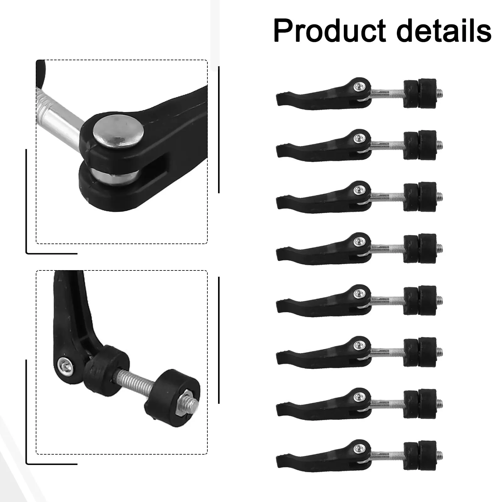  8pcs Handle Knob Nut Bolt Hand Screw Quick Press Adjustment Mower Bolt And Nut Screw Bolt For Lawn Mower