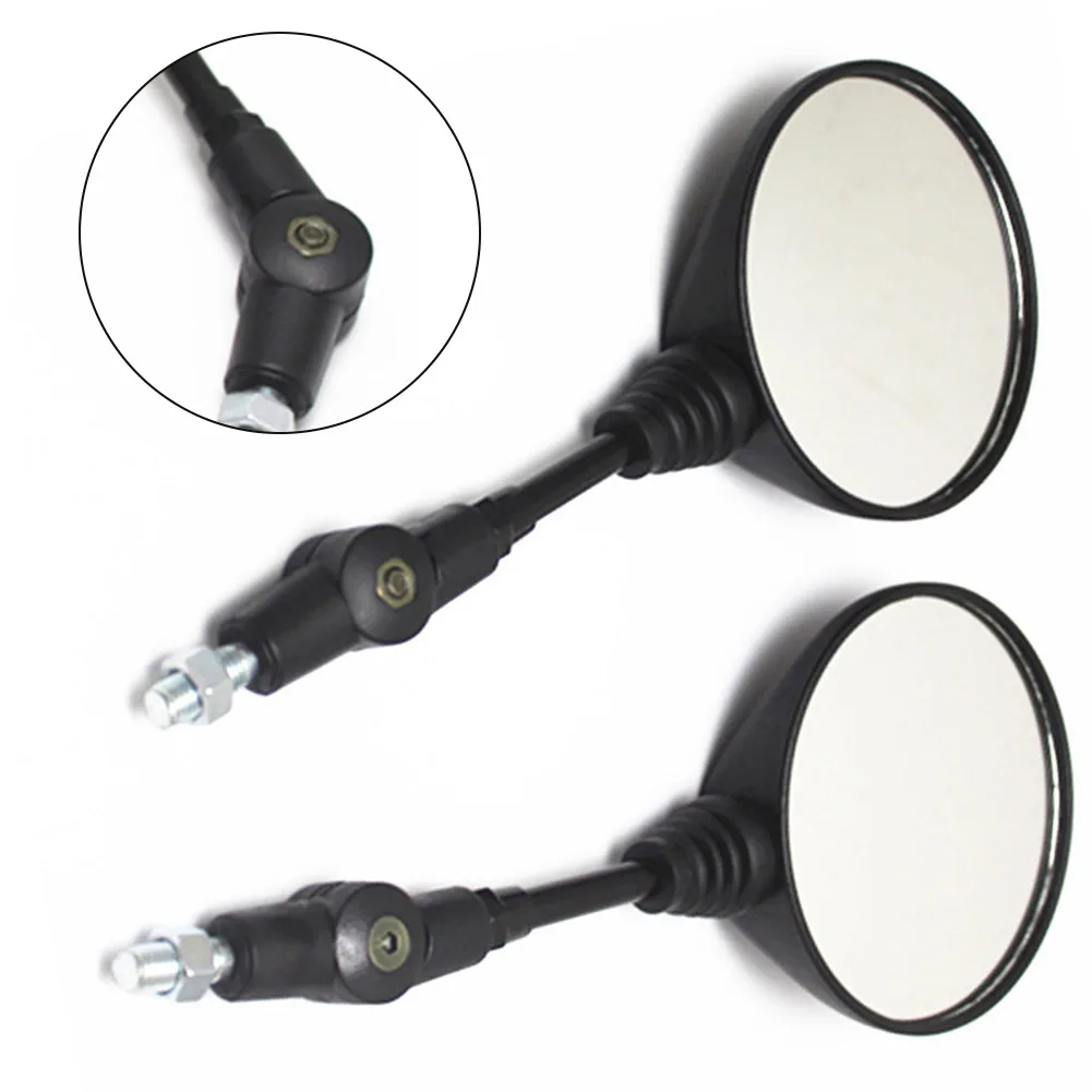 Compact Design Road Safety Motorcycle Riding Adjustable Motorcycle Mirror 360-degree Rotating Mirror Adjustable Angle