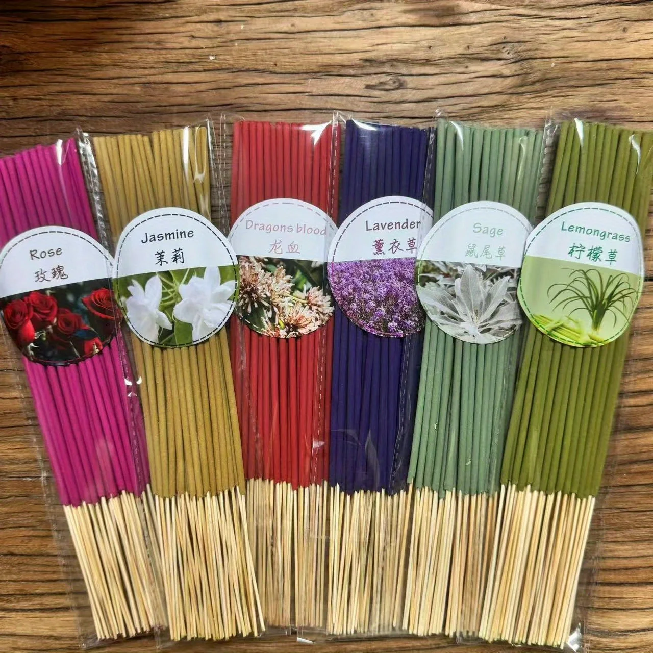 126 Incense Sticks for Purification Yoga Meditation Home Use - Long-Lasting Fragrance Ideal Gift Set Suitable for All Occasions