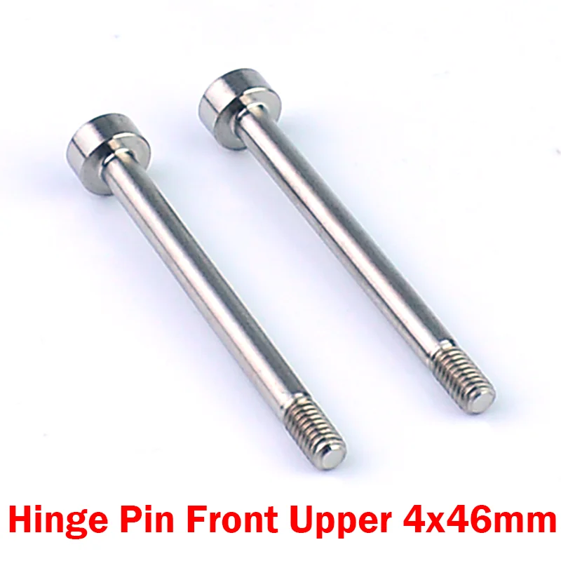 Titanium Alloy 4x46mm Hinge Pin Front Upper/Outer for 1/7 1/8 ARRMA 6S EXB Car MOJAVE TYPHON KRATON NOTORIOUS TALION FIRETEAM