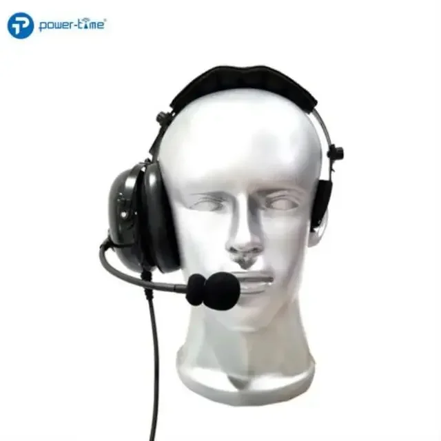 Single side hearing protection professional aviation headsets of SNR28dB rated