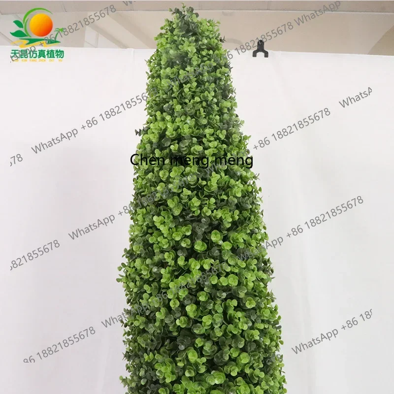 

Искусственное денежное дерево-конус для интерьера, свадебного ландшафтного дизайна, домашнего декора, новое растение для ландшафтного дизайна