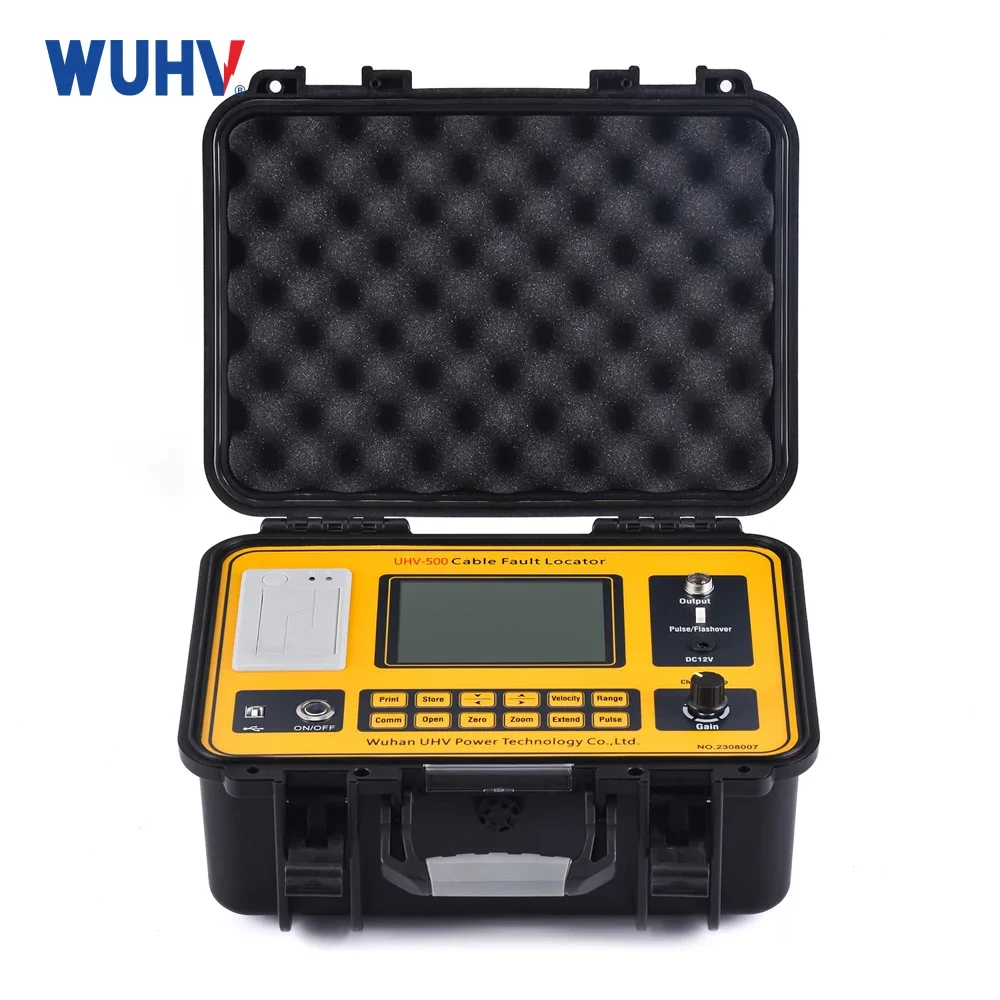 UHV-500 Power Cable Fault Detector Grounding Cable Fault Distance Tester cable fault locator