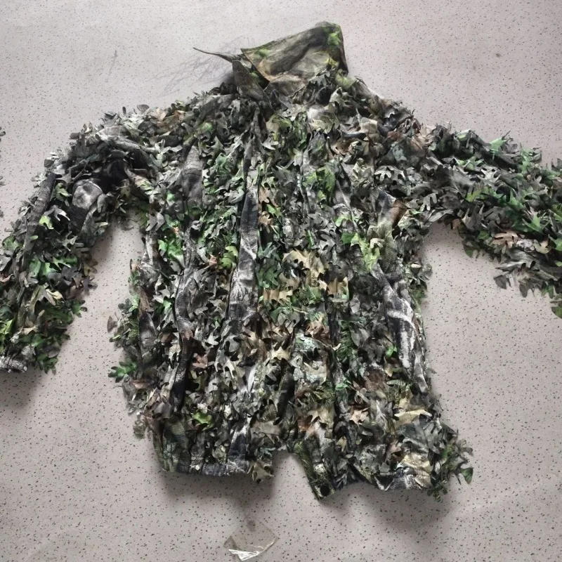 

Bionic Maple Leaf Ghillie Suit Cloak 3D Leaf Breathable Stealth for Hunting Airsoft Outdoor Traje Ghillie Camouflage