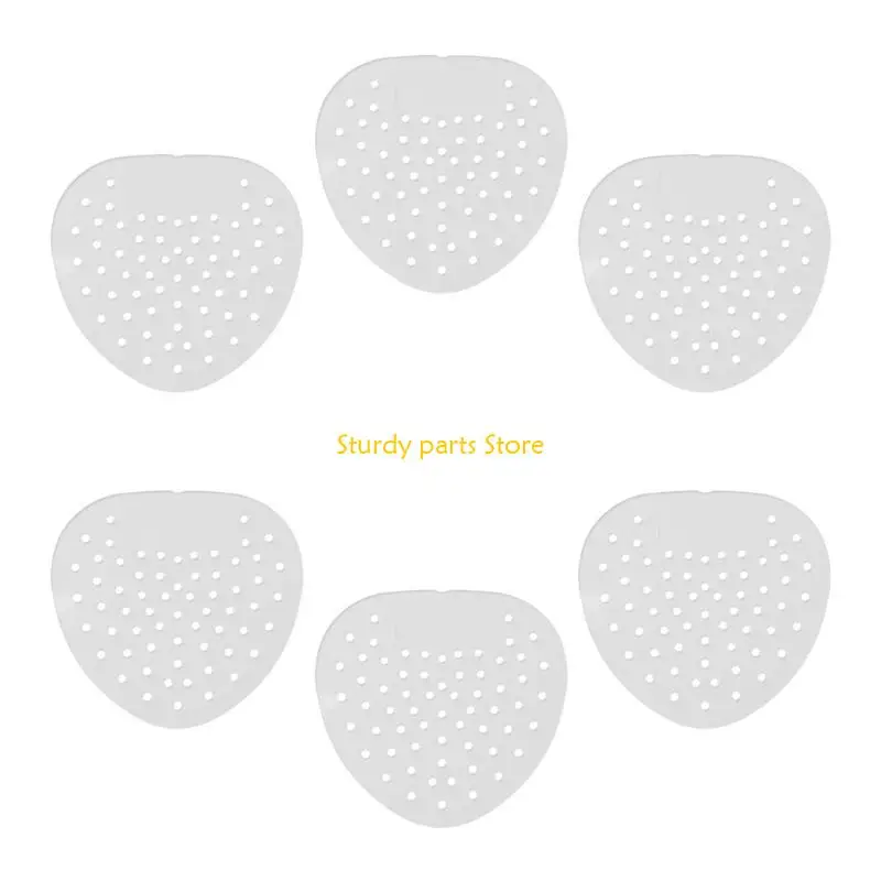 

97QC 6PCS Plastic Urinal Deodorizer Mats Splash Reduction Easy installs Urinal Protector for Male Toilet In Congested Areas