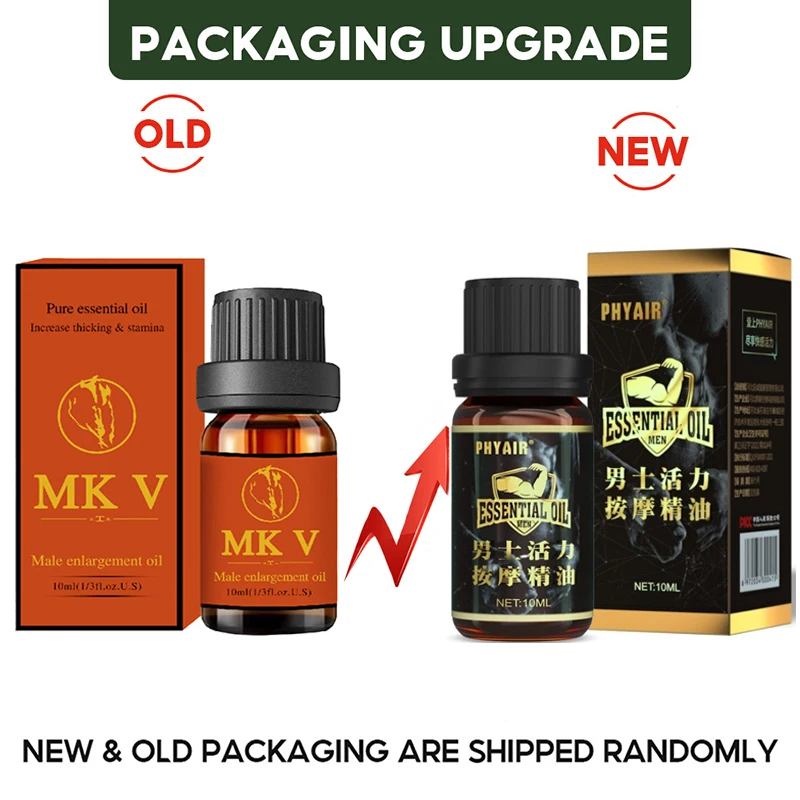 Penis Thickening Growth Man Massage Oil Cock Erection Enhance Men Health Care Penile Growth Bigger Enlarger Essential Oil 10ml