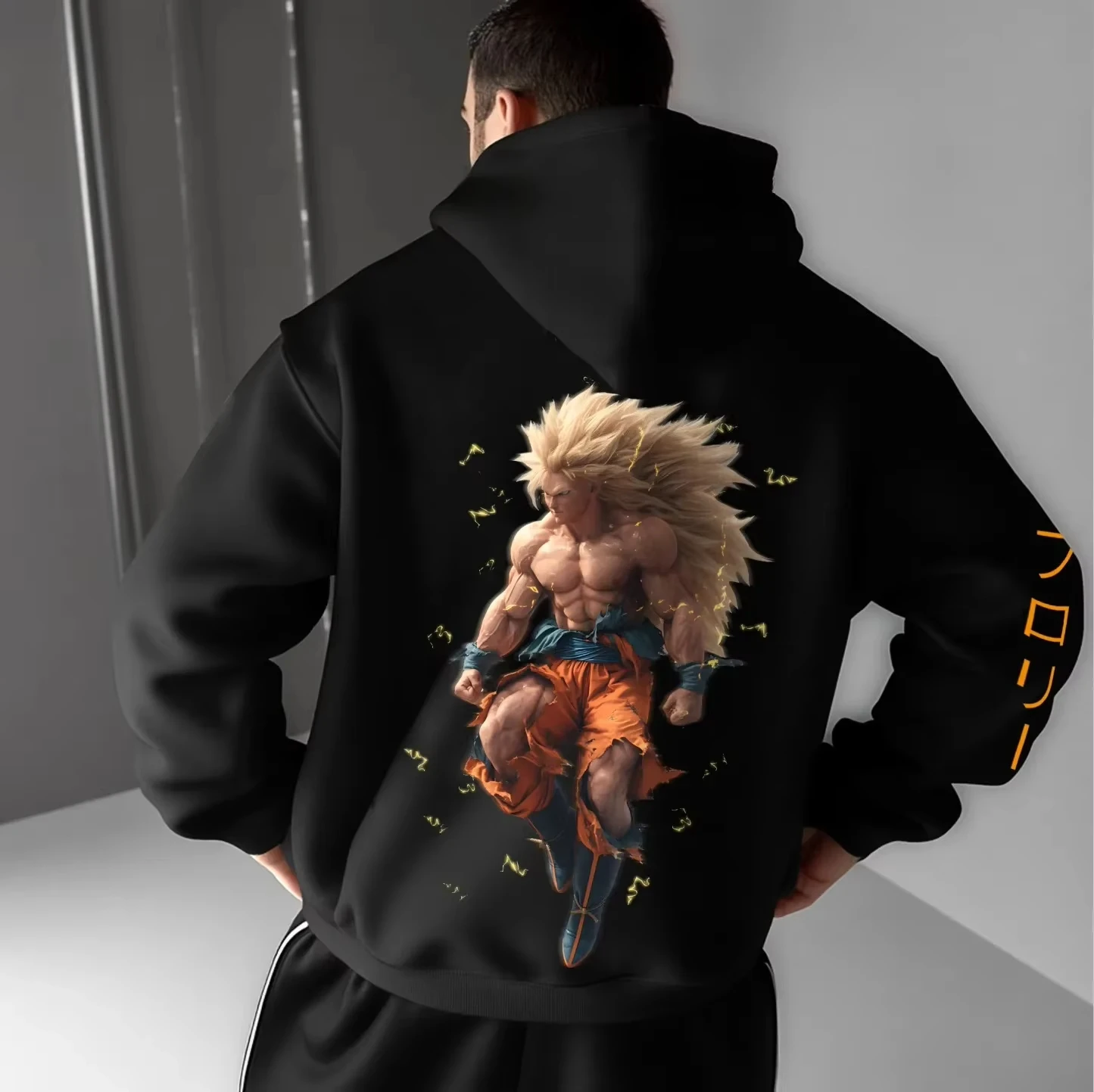 

Лидер продаж, весенне-осенняя толстовка с принтом Dragon Ball для взрослых, модная спортивная повседневная одежда для детей-подростков, спортивный топ для родителей и детей