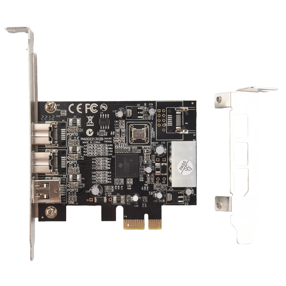 

Новый 3C--PEX30016 3-портовый IEEE 1394 Firewire 1394B и 1394A PCIe 1.1 X1 Карта TI XIO2213B Чипсет Требуется драйвер Legacy