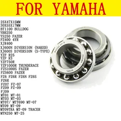 Motorcycle Steering Roller Bearing Kit For Yamaha YZF R25 R3 YZF750R YZF1000R XVS1100 FZS1000S FZS600 FZ6 FZ6R FZ6N FZ6S FAZER