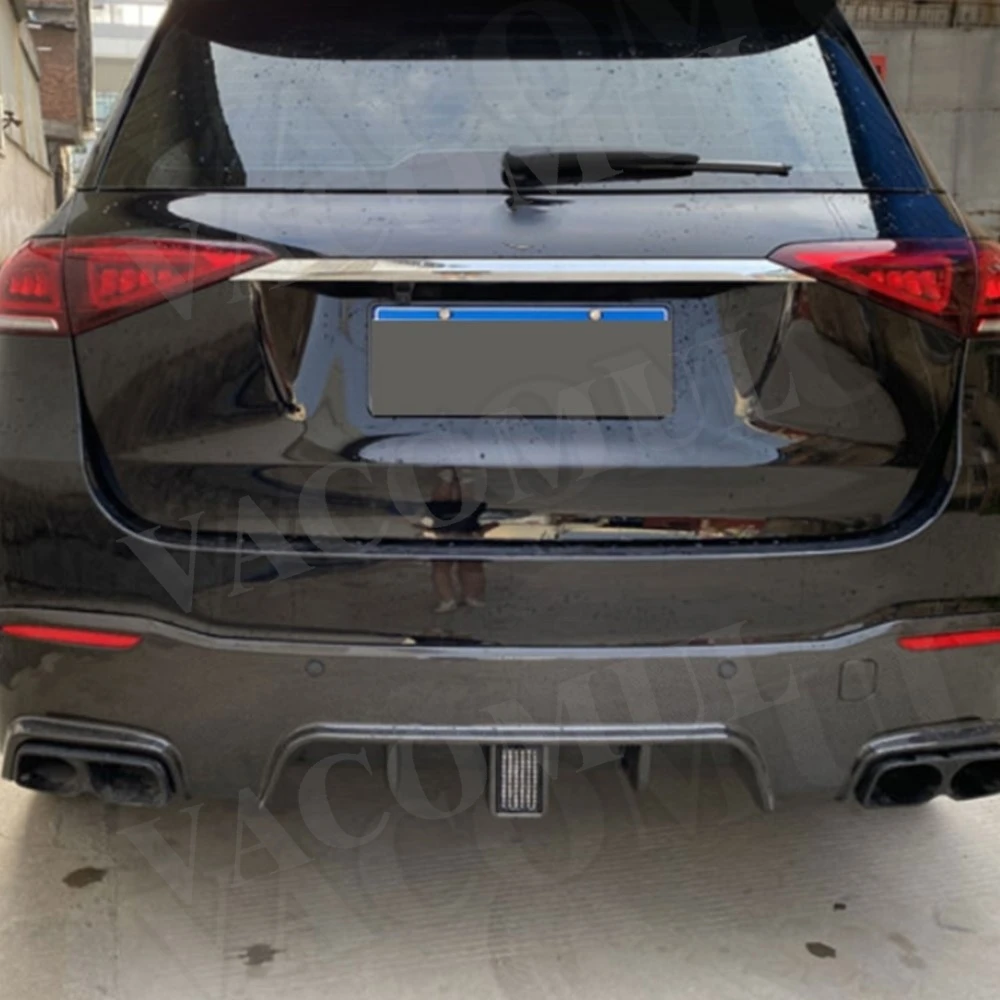 

VACOMUL Dry Carbon Fiber Rear Lip Diffuser Spoiler for Mercedes Benz GLE Class W167 GLE53 For AMG SUV 2020+ Rear Bumper Spoiler