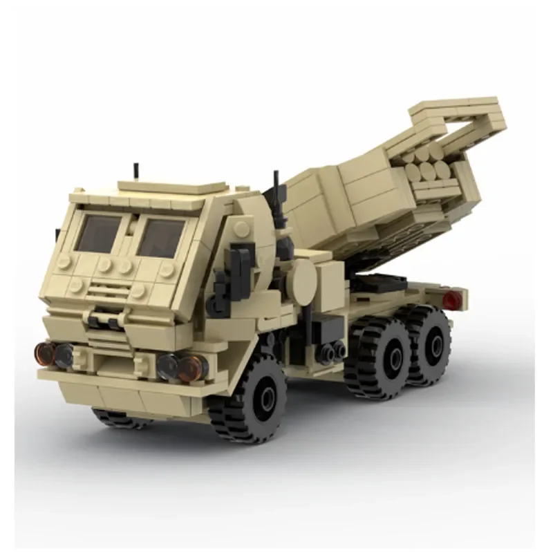 MOC-77901 Army Series - M142 Military Missile Car Truck Toy Building Block Model 543PCS Truck Model Birthday Gift Christmas Gift