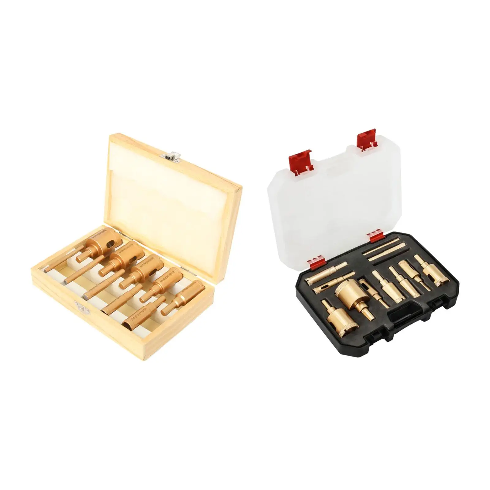 

Hole Opener Opener Tool Drill Tips Professional with Portable Storage Box Drill Tips Set for Marble Glass Tiles Ceramic Ceramic