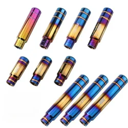 Car Universal Shift Handle Individuality Modification Cars Gears Lever Half Grilled Blue Gear Head Aluminum Alloy Gear Head