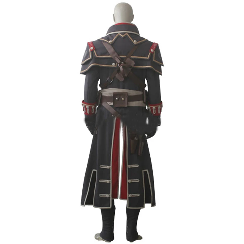 لعبة Shay Cormac أزياء المحارب التأثيرية للرجال زي القتال الرجعي الشرير بدلة الهالوين كرنفال ملابس تنكرية للحفلات