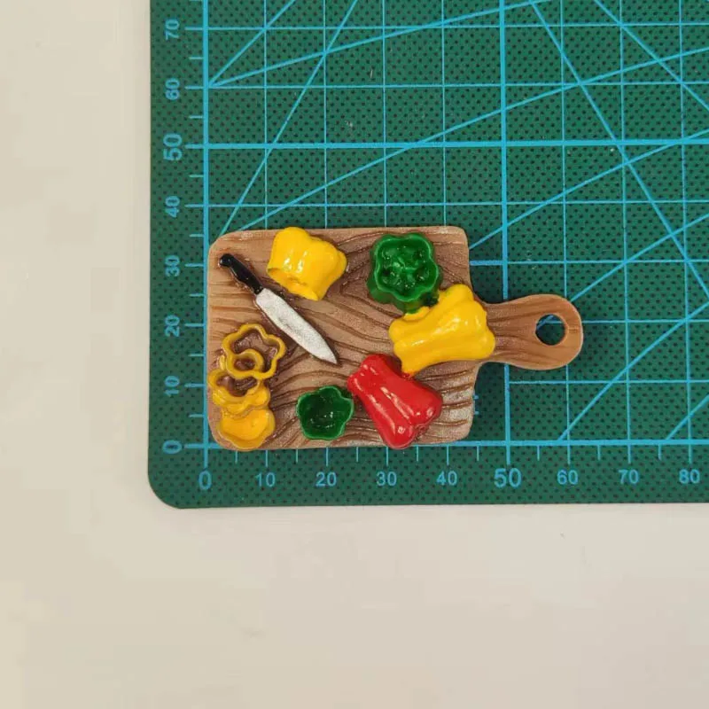 Mini Fruits Vegetables Magnetic Fridge Message Board Magnets Blackboard Magnet Stickers Watermelon Banana Tomato Model