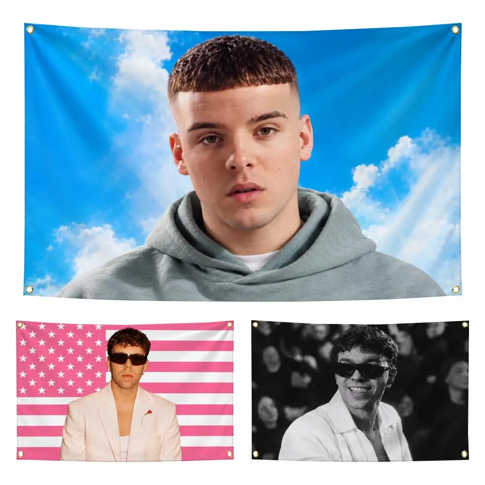 Rapper Q-Quevedo Flags Personalized Flag Room Dorm Camping Picnic Garage Bar Indoor Outdoor Wall Decor