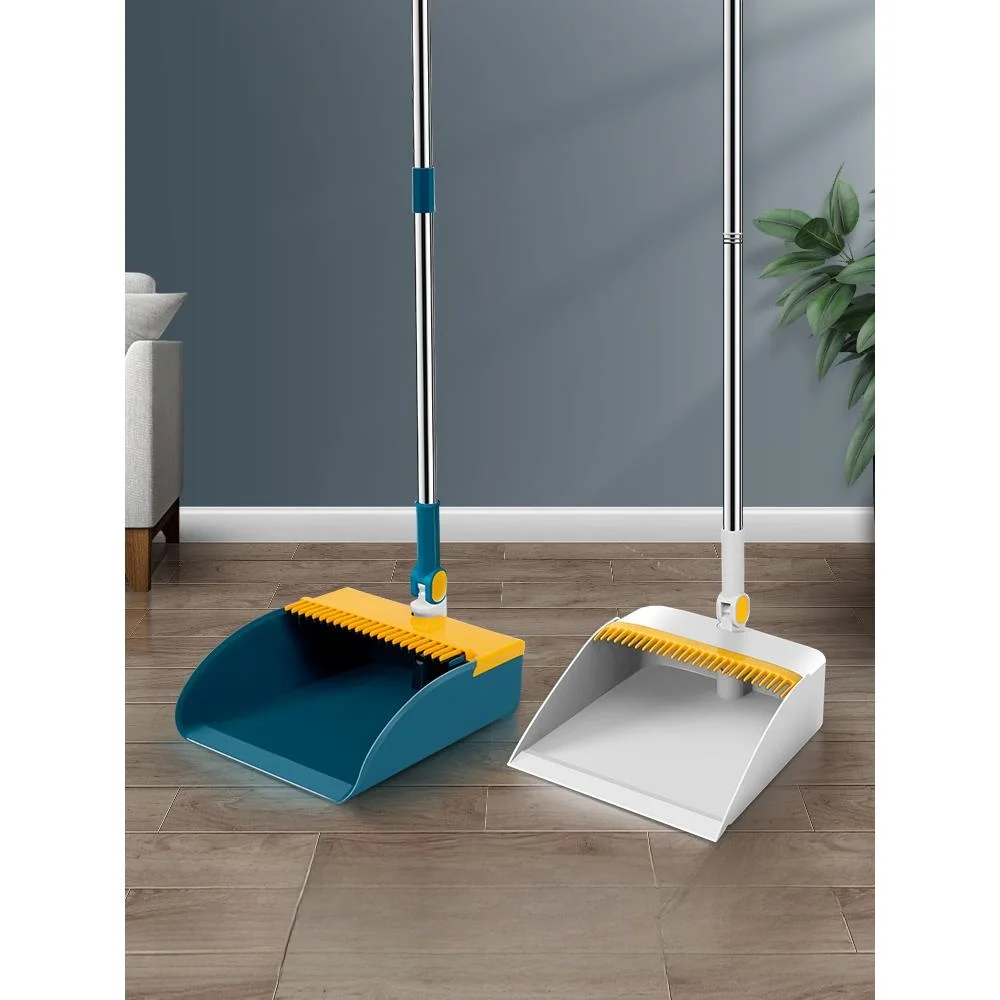 

Пластиковый ручной совок-щетка Thiened с держателем для ножниц, прочный инструмент для уборки дома, совок для мусора