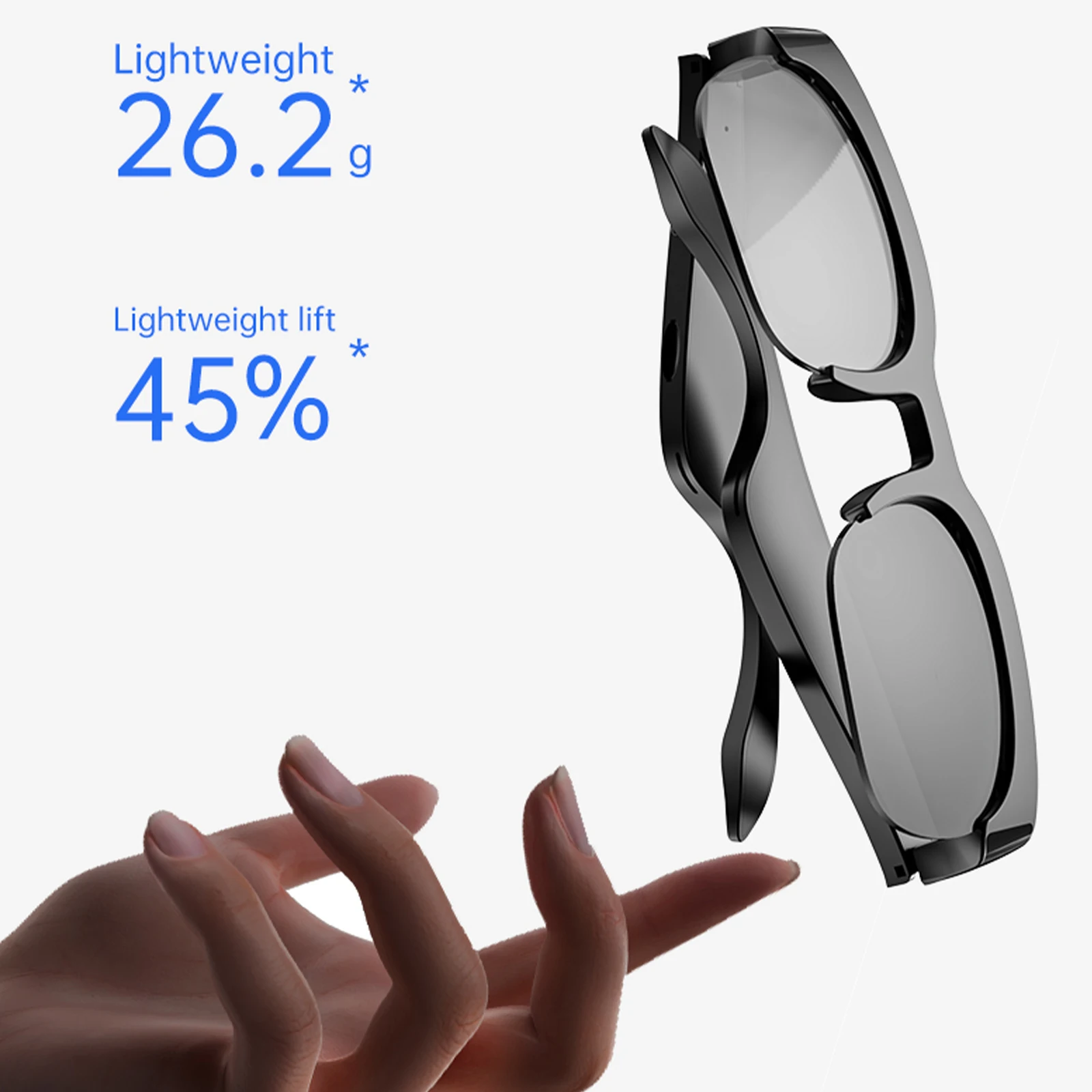 

BT Bone-Conduction Music Glasses Real-Time 150+ Language Translation App Translator Glasses for Men Women Sports Cycling Running