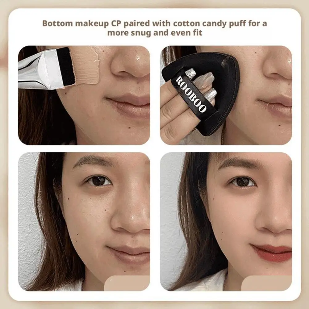 1Pcs 메이크업 브러쉬 + 1Pcs 삼각형 파우더 퍼프 세트 컨실러 아이 섀도우 1akeup 브러쉬 블렌딩 화장품 뷰티 도구