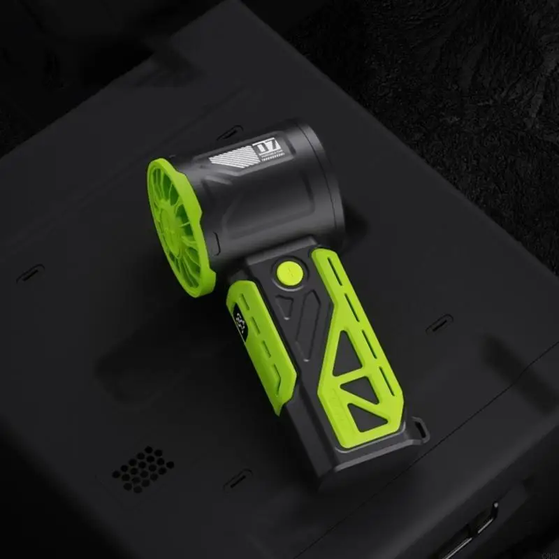 Портативный портативный вентилятор C90F, малый вентилятор с регулируемой скоростью (1-100), персональный вентилятор с батареей