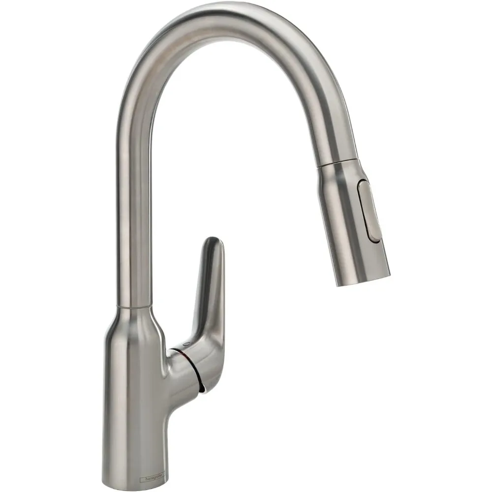 

Hansgrohe Focus N Stainless Steel Pull-Down Spray Kitchen Sink Faucet