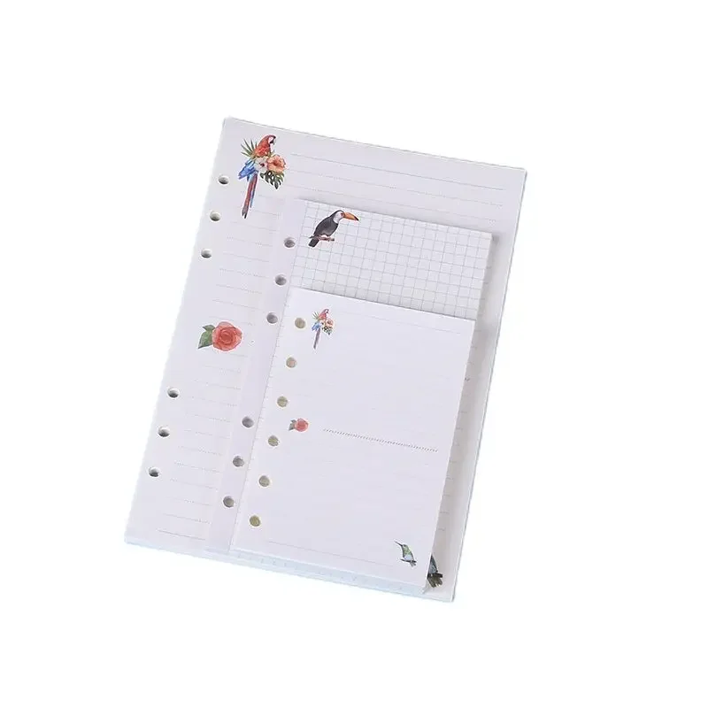 2025 45 Sheets Kawaii A5 A6 Loose Leaf Notebook Paper Refill Spiral Binder Index Inner Pages Monthly Weekly Daily Planner Agenda