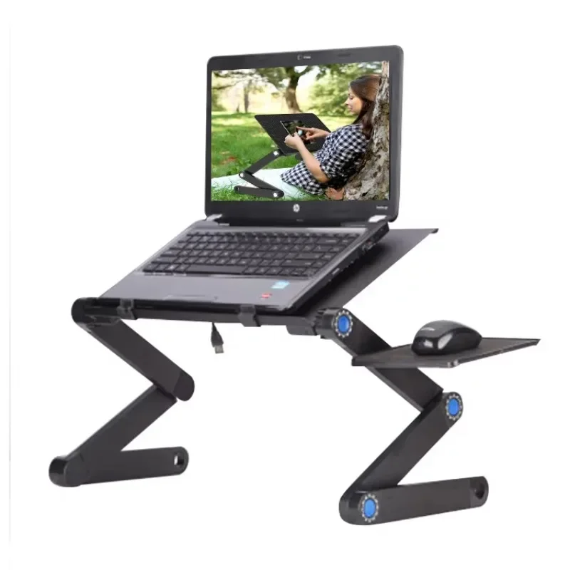 New 360 Degree Adjustable  Home Office  Laptop desktop table  Computer Desk  Stand with Mouse Pad