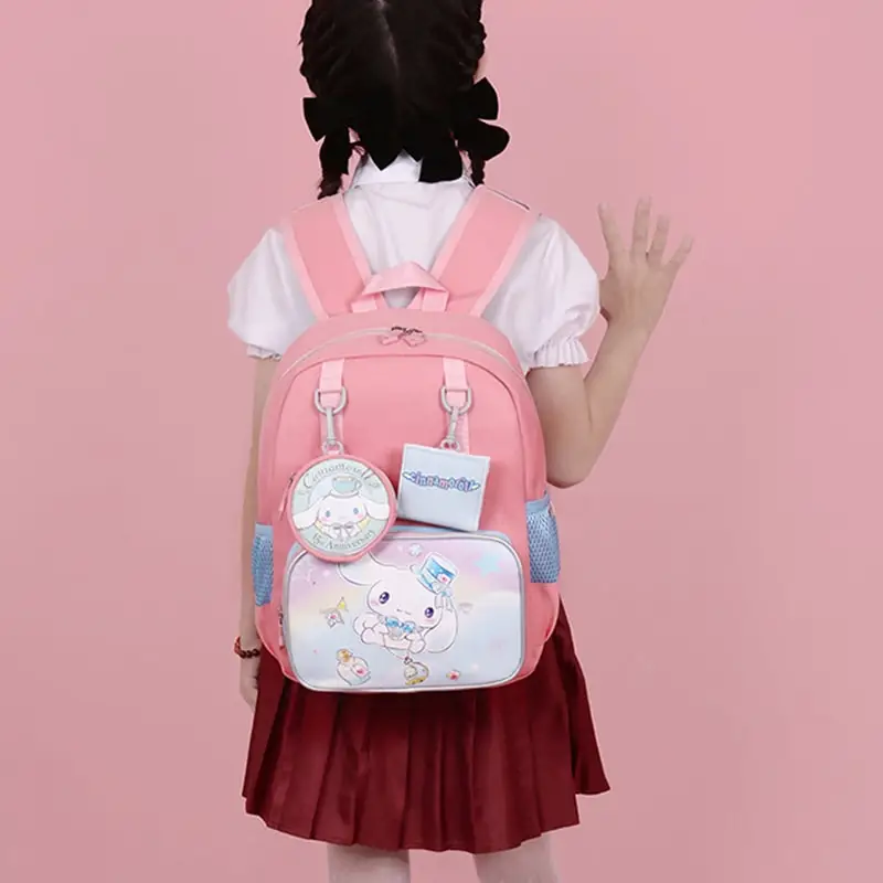  Anime Backpack Kuromi Melody Hello Kitty Large Capacity Cute Cartoon Student School Bag